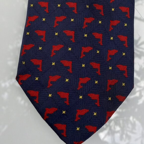 Roxy Italy Other - Roxy of Italy Neck Tie Dolphins & Stars 100% Silk